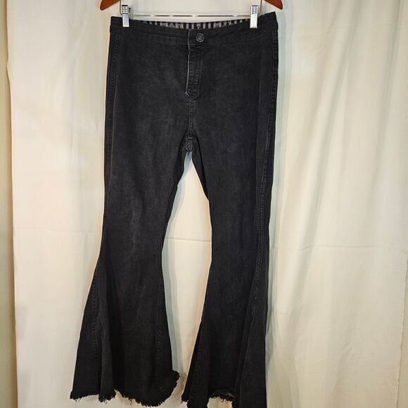Rock and Roll Denim Button Bargain‎ bell Reversible size 31x30 - Picture 7 of 16
